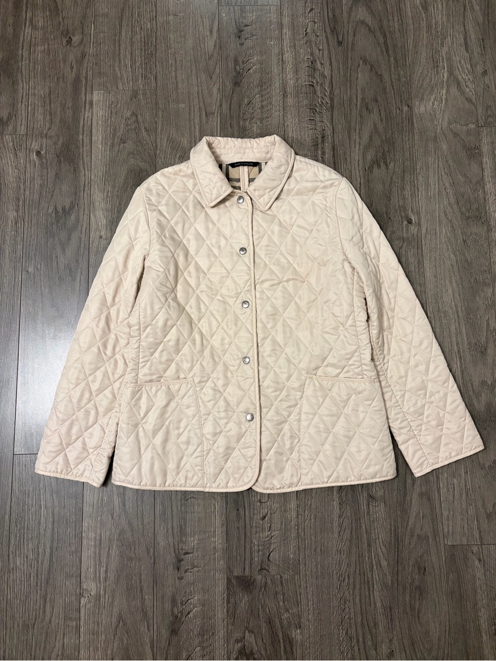 Burberry Quilted Light Beige Jacket